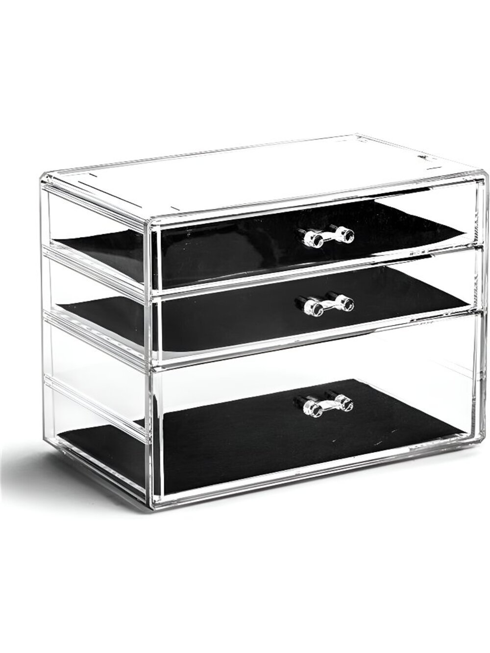 | 3 Drawer Makeup Organizer | Acrylic | Plastic Vanity |
